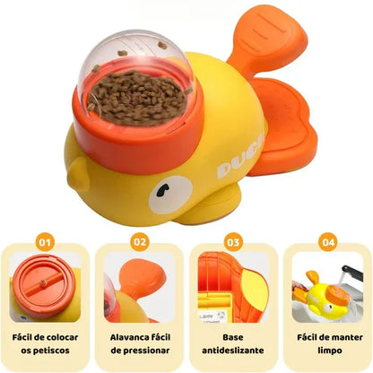 Alimentador Patinho Interativo para Cães