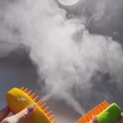 Escova a Vapor Recarregável Para Gatos